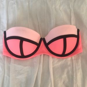 VS Swim pink/coral trinagl style bathing suit